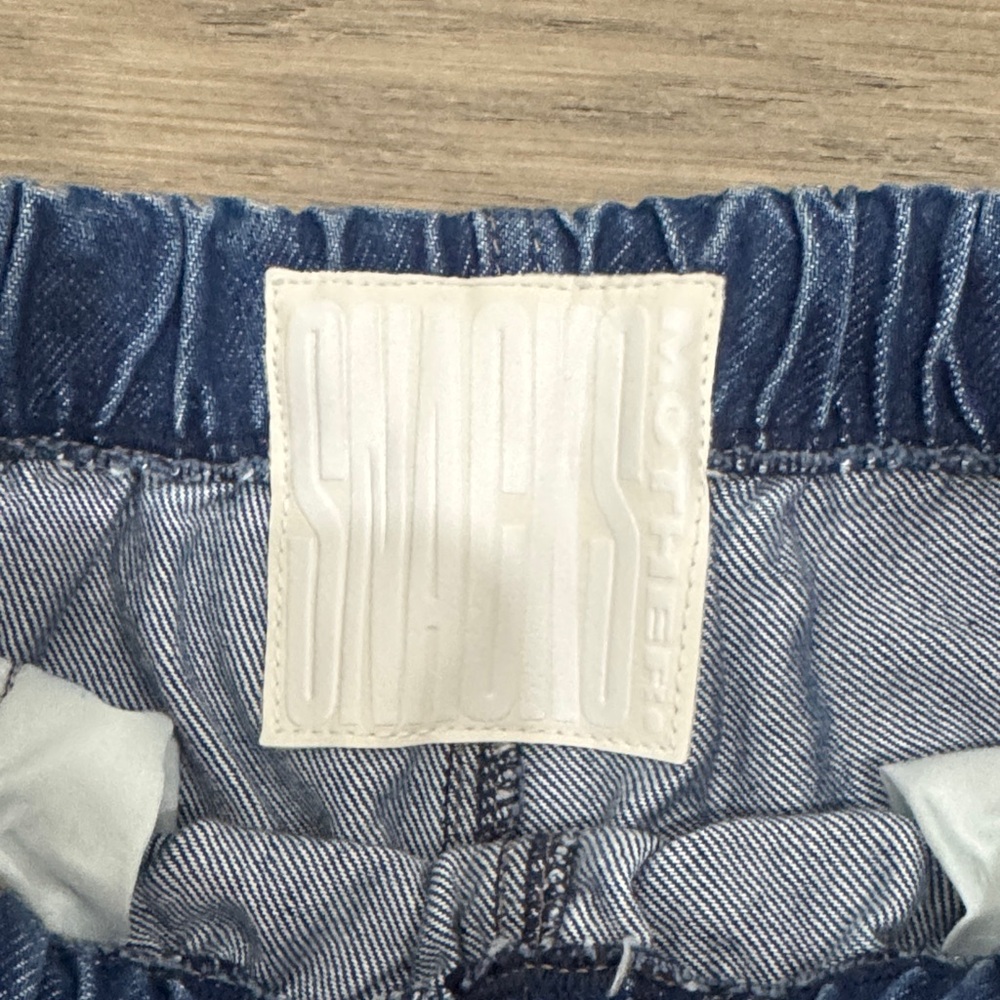 NWT MOTHER - SNACKS Drawstring Jeans - Picture 3 of 5